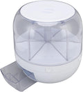 6 Grid Rice & Grain Storage Container, 360° Rotating Dry Food Dispenser Grain Food Storage Box Rice Bucket with Lid Household for Home Kitchen (5Kg)