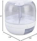6 Grid Rice & Grain Storage Container, 360° Rotating Dry Food Dispenser Grain Food Storage Box Rice Bucket with Lid Household for Home Kitchen (5Kg)