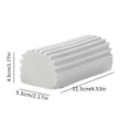 Damp Duster Set, 2 Counts Magic Dust Cleaning Sponge, Cleaning Pads for Baseboard, Blind, Tiled, Furniture, Couches, Vent, Grill, Screen, Cleaning Tool, Cleaning Supplies, Bathroom Accessories