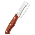 Stainless Steel Sharp Peeler with Wooden Non-Slip Ergonomic Handle, Built-In Bottle Opener, Long-Lasting Construction for Fruits & Vegetables, Essential Kitchen Tool