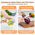 Stainless Steel Sharp Peeler with Wooden Non-Slip Ergonomic Handle, Built-In Bottle Opener, Long-Lasting Construction for Fruits & Vegetables, Essential Kitchen Tool